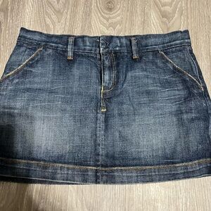 Blue Cult Women’s Denim Mini Skirt Size 29 Y2K Jean Skirt